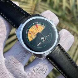 Rare Vintage Yema Digital Jump Hour Manual Winding Swiss Made Men's Watch 36801