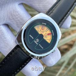 Rare Vintage Yema Digital Jump Hour Manual Winding Swiss Made Men's Watch 36801