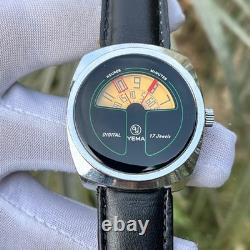 Rare Vintage Yema Digital Jump Hour Manual Winding Swiss Made Men's Watch 36801
