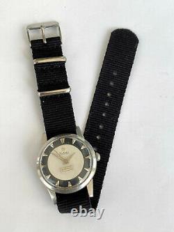 Rare Vintage ZODIAC Automatic All Steel Swiss Watch