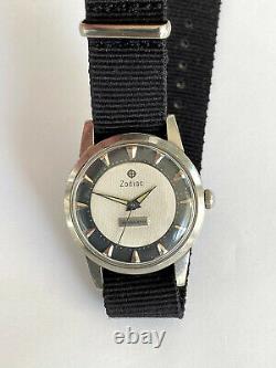 Rare Vintage ZODIAC Automatic All Steel Swiss Watch