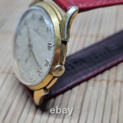 Rare Vintage Zenith Cal. 106-6 Manual Winding 34mm Swiss Watch 1950s