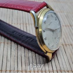 Rare Vintage Zenith Cal. 106-6 Manual Winding 34mm Swiss Watch 1950s