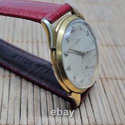 Rare Vintage Zenith Cal. 106-6 Manual Winding 34mm Swiss Watch 1950s