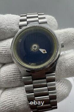 Rare Vintage Zodiac Astro II Mystery Dial Swiss Automatic Wrist Watch cal. 2771