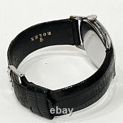 Rare Vintage c1945 Swiss GS Flexo KF301 Manual Wind Wrist Watch 36mm blued hands