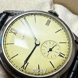 Rare Vintage c1945 Swiss GS Flexo KF301 Manual Wind Wrist Watch 36mm blued hands