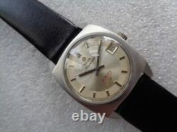 Rare Vtg Ss Swiss Titoni Airmaster Titoflex 21j Mech Hand Winding Unisex Watch