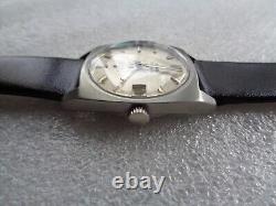 Rare Vtg Ss Swiss Titoni Airmaster Titoflex 21j Mech Hand Winding Unisex Watch