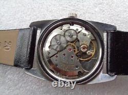 Rare Vtg Ss Swiss Titoni Airmaster Titoflex 21j Mech Hand Winding Unisex Watch