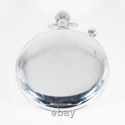 Rare Vtg Swiss Made Minerva Rattrapante Stop Watch 9 Jewels