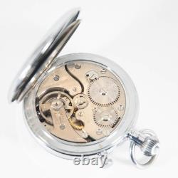 Rare Vtg Swiss Made Minerva Rattrapante Stop Watch 9 Jewels