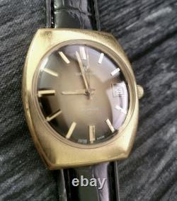 Rare Waltham Vintage Mens Swiss Cats Eye Dial Mech Watch