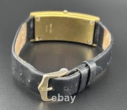 Rare Working Vintage ANTIMA NOVA Gold / Black Ladies Watch 11138 Swiss Made Z1