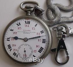 Rare Zenith Swiss Pocket Watch-grand Prix Paris 1900