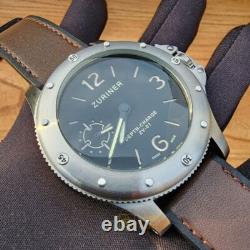 Rare Zuriner Depth Charge ZV-01 Swiss Made Manual Winding cal. 6497 Vintage Watch