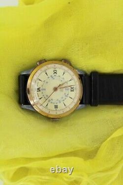 Rare and Unique FiPo Vintage Sport Chronostop Watch Swiss Made with amazing Dial