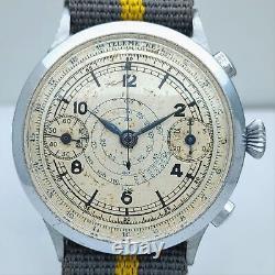 Rare chronograph manual winding Ref. 5103 Swiss men's vintage wristwatch