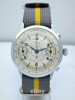Rare chronograph manual winding Ref. 5103 Swiss men's vintage wristwatch