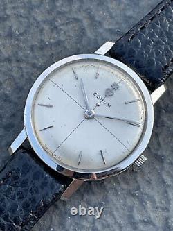 Rare s/s 1950's ladies CORUM swiss vintage elegant AUTOMATIC wristwatch! GWO