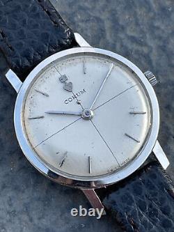 Rare s/s 1950's ladies CORUM swiss vintage elegant AUTOMATIC wristwatch! GWO