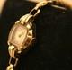 Rare vintage 1955 Ladies' Swiss Bulova Miss America gold bracelet wristwatch