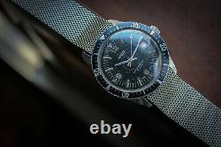 Rare vintage Nasia skin diver submariner military style swiss made watch