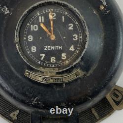 Rare vintage factory ZENITH swiss monitoring clock