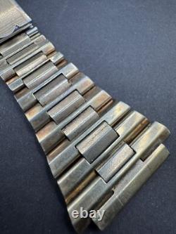 Rare vintage favre leuba NSA Swiss Made Watch Bracelet 24MM