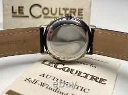 Rare vintage k813 lecoultre automatic swiss made wristwatch with box & paper