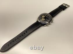 Rare vintage lemania semco chronograph automatic date swiss made wristwatch