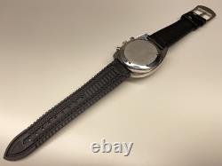 Rare vintage lemania semco chronograph automatic date swiss made wristwatch