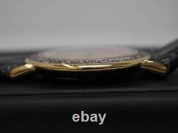 Raymond Weil Geneve 5835 Vintage Men's Swiss Quartz Watch RARE Diamond Dial & Bz