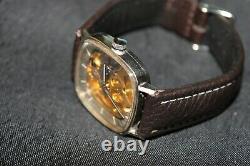 Revue Thommen Skeleton Vintage Watch Swiss Super Rare 1960's Just Serviced