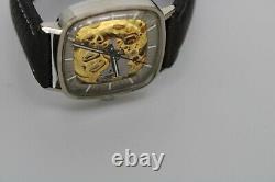 Revue Thommen Skeleton Vintage Watch Swiss Super Rare 1960's Just Serviced