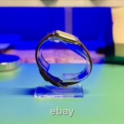 Revue Thommen Vulcain Elysee Extremely Rare Vintage Swiss Quartz Watch Gold