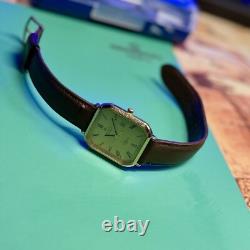 Revue Thommen Vulcain Elysee Extremely Rare Vintage Swiss Quartz Watch Gold