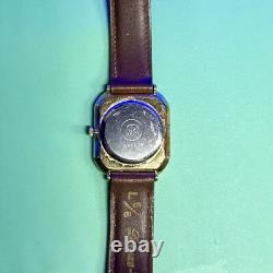 Revue Thommen Vulcain Elysee Extremely Rare Vintage Swiss Quartz Watch Gold