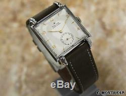Rolex 4574 Rare Swiss Mens 34mm Stainless St Manual 1946 Vintage Watch AS47