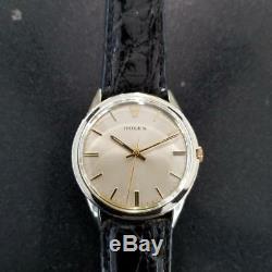 Rolex Vintage 1972 Automatic Rare 35mm 14k Gold Filled Mens Swiss Watch LV239