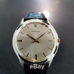Rolex Vintage 1972 Automatic Rare 35mm 14k Gold Filled Mens Swiss Watch LV239
