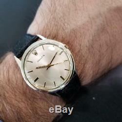 Rolex Vintage 1972 Automatic Rare 35mm 14k Gold Filled Mens Swiss Watch LV239