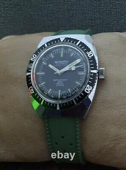 SEAWATCH DIVER 200Ft EB cal. 8021 VINTAGE 60's RARE 23J SWISS WATCH