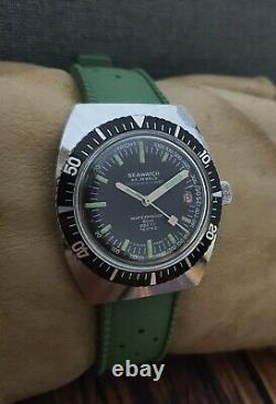 SEAWATCH DIVER 200Ft EB cal. 8021 VINTAGE 60's RARE 23J SWISS WATCH