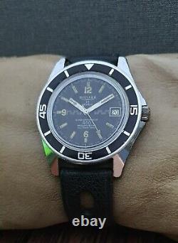 SICURA 400 DIVER 20ATM. EB8021 VINTAGE 60's RARE 23J SWISS WATCH