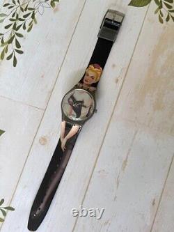 SWATCH VINTAGE 1995 Dressed Beauty Motif SWISS Black Unique Design Rare No Box