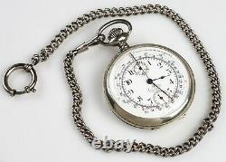 SWISS Vintage Mechanical Pocket Horlogerie Geneve Watch Chronometer Rare Old