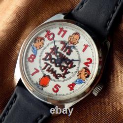 Safri Deluxe Swiss Made Manual Wind Watch Vintage Non Working Rare