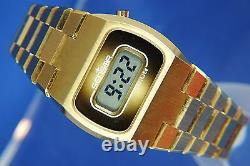 Sensor Trilite Digital Watch LCD 1970s Very Rare Early Swiss Chunky Vintage