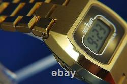 Sensor Trilite Digital Watch LCD 1970s Very Rare Early Swiss Chunky Vintage